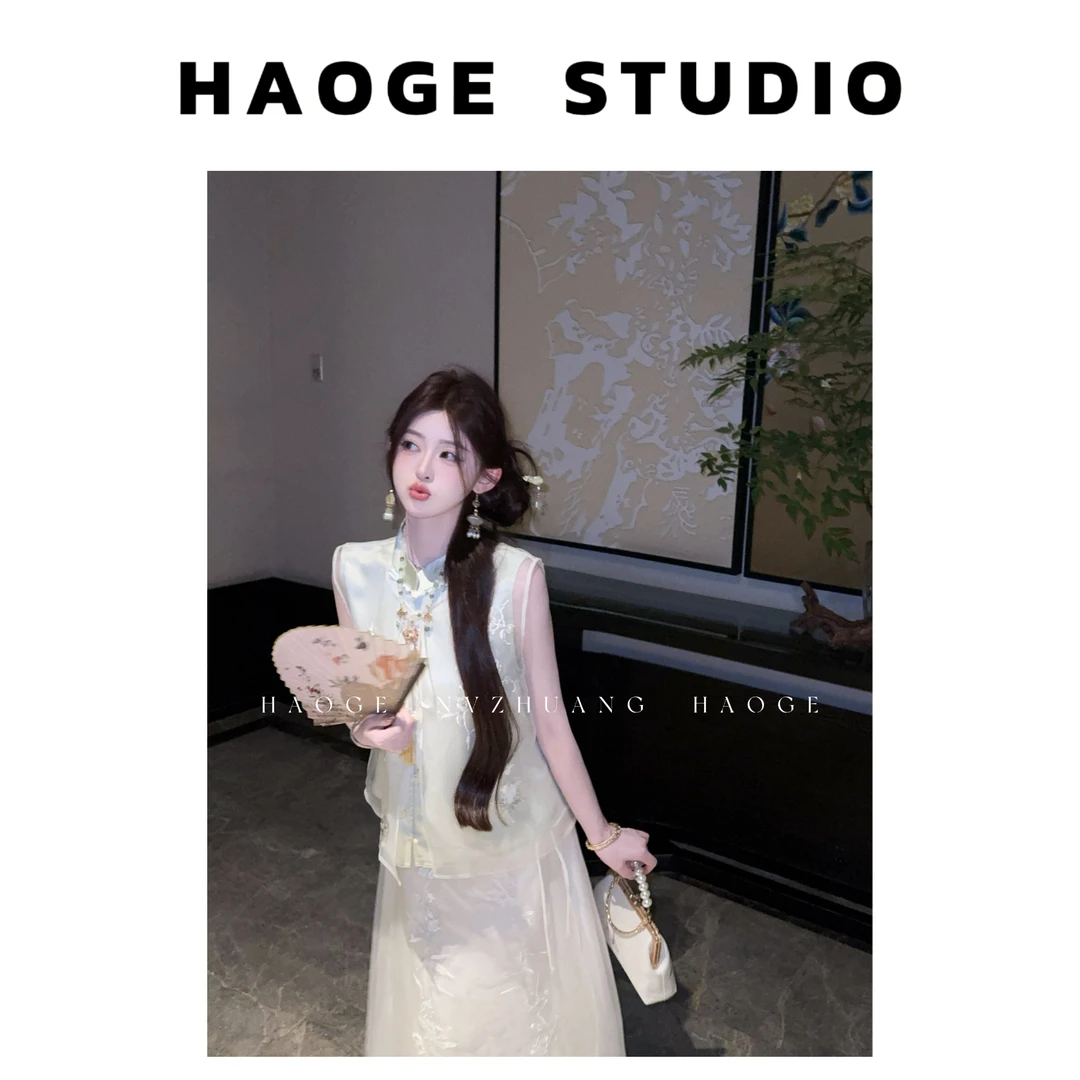 浩哥严选●长乐词HGX5SY2169A上衣预气质名媛设计感中式国风夏季款