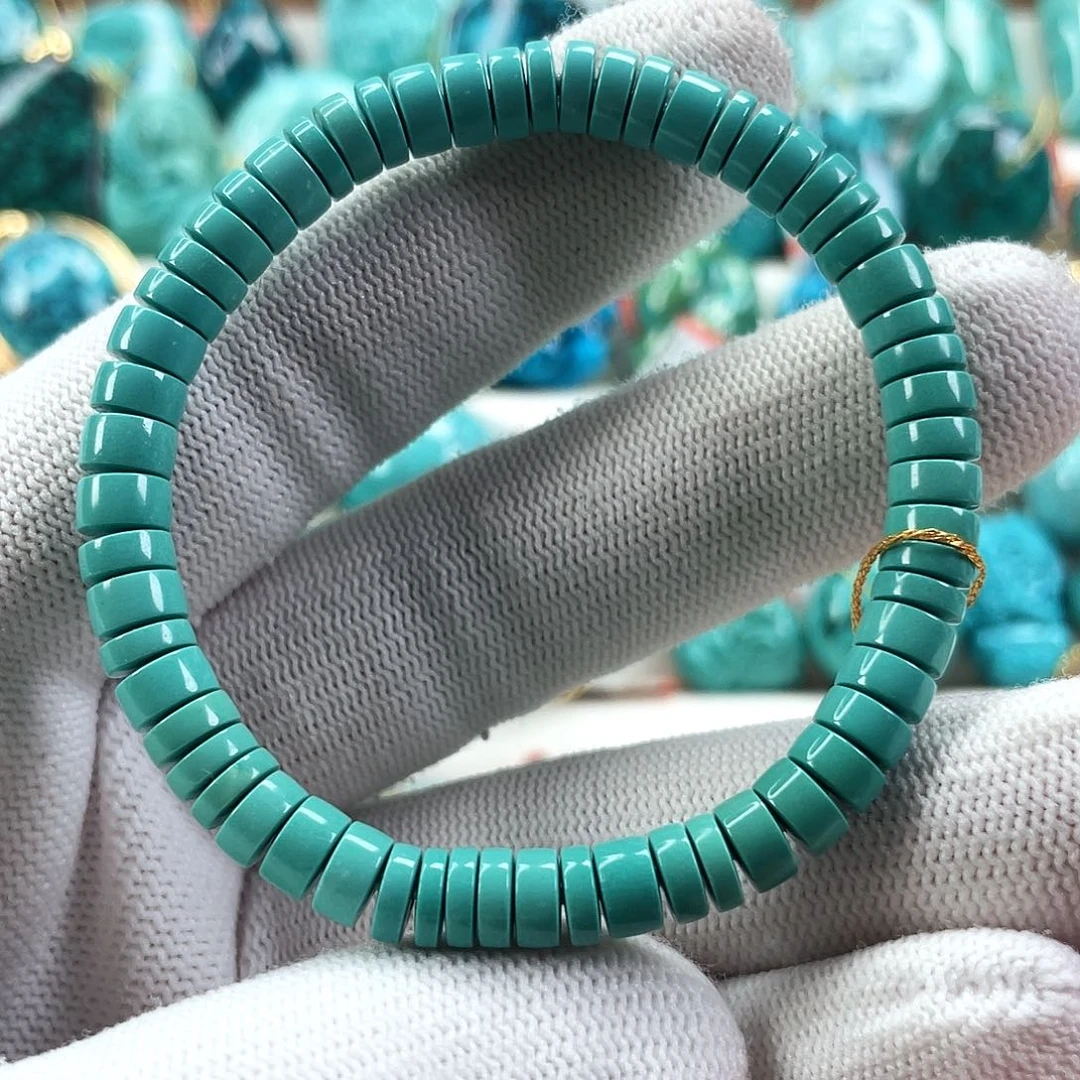 绿松石未镶嵌车挂