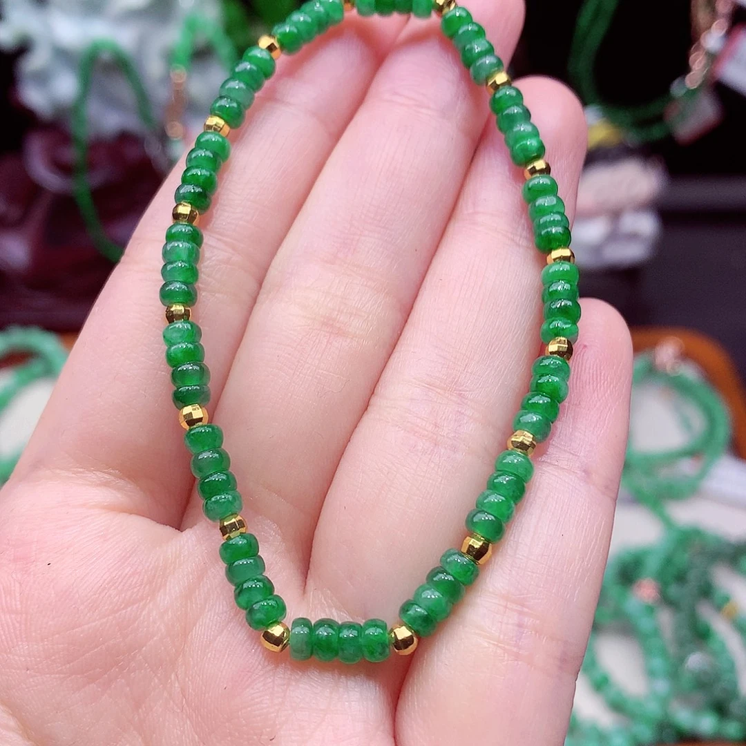 翡翠未镶嵌手链翡翠