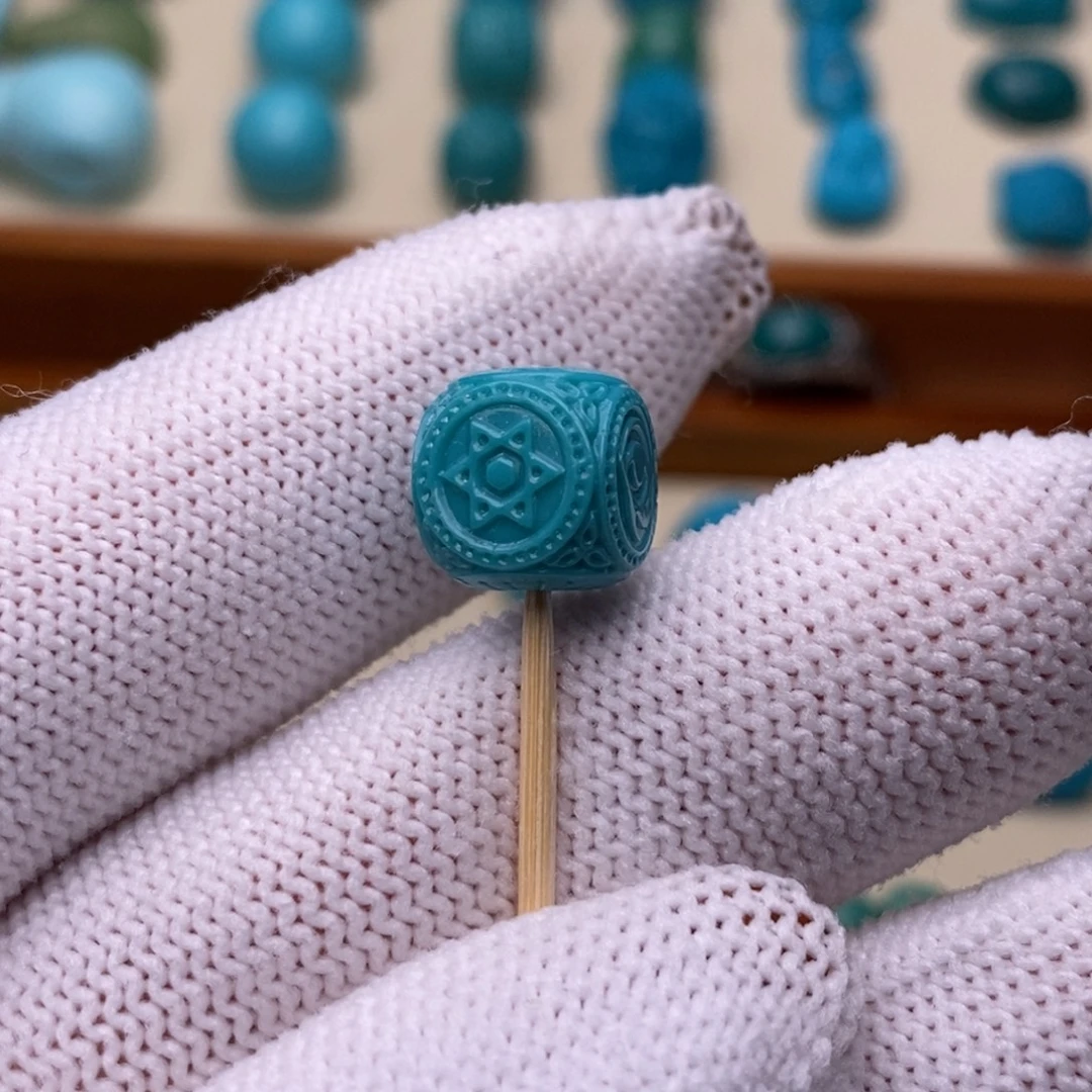 绿松石未镶嵌绿松石六方10.2