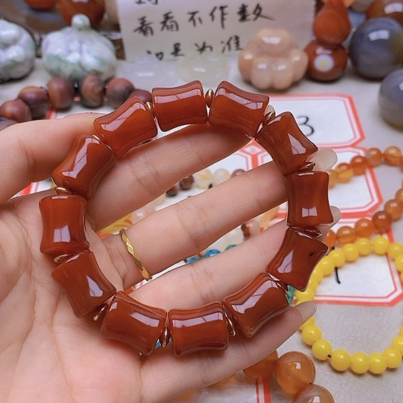 【闪购商品】未镶嵌玛瑙/玉髓珠宝半成品青*斋