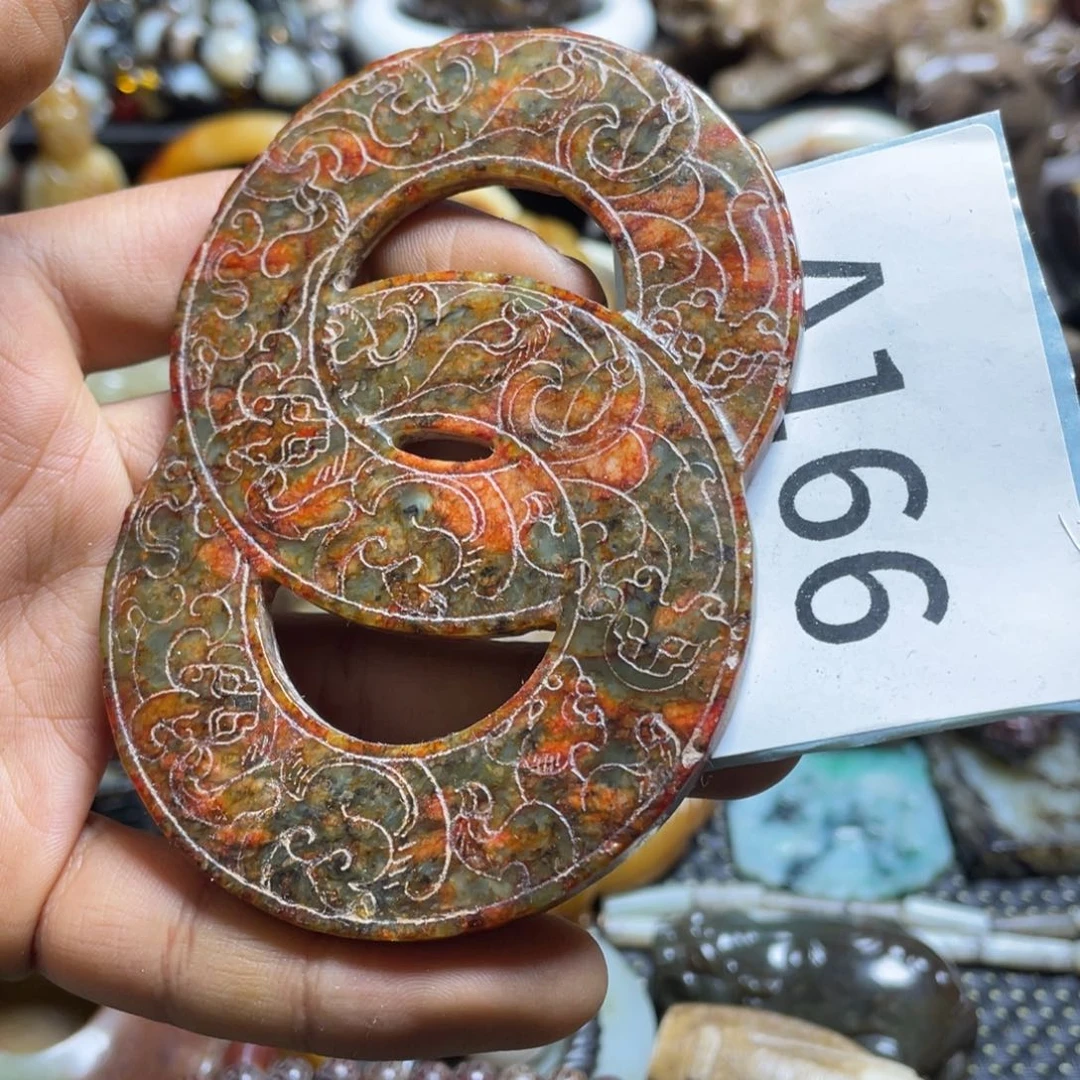 和田玉（糖玉）挂件未镶嵌