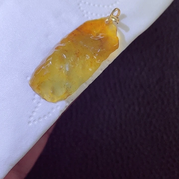 颈饰18K金镶嵌翡翠翡翠