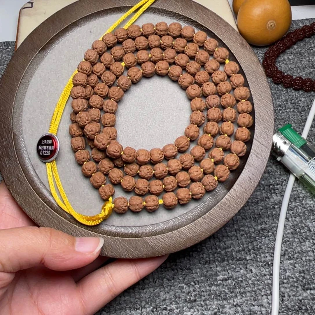 手串金刚菩提中*达精品毕业佛手108尺寸8