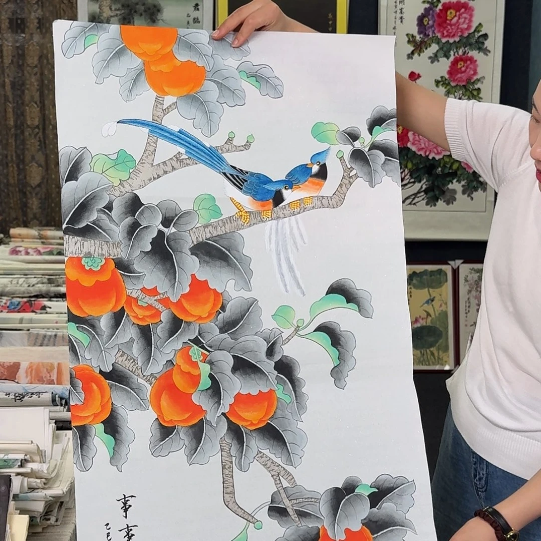 纯手绘年画好作品