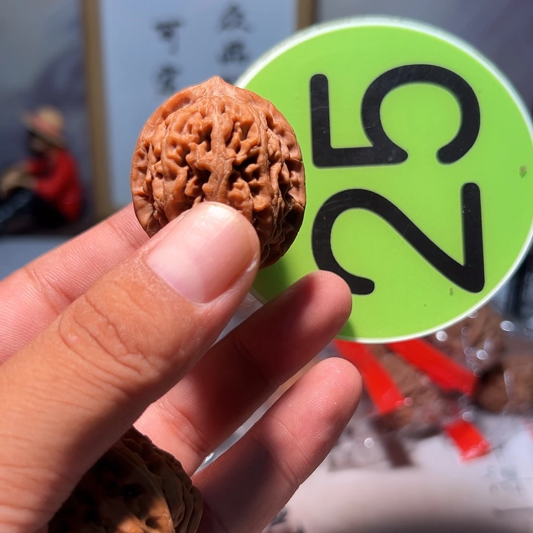 葉***濤文玩核桃，绿色25号