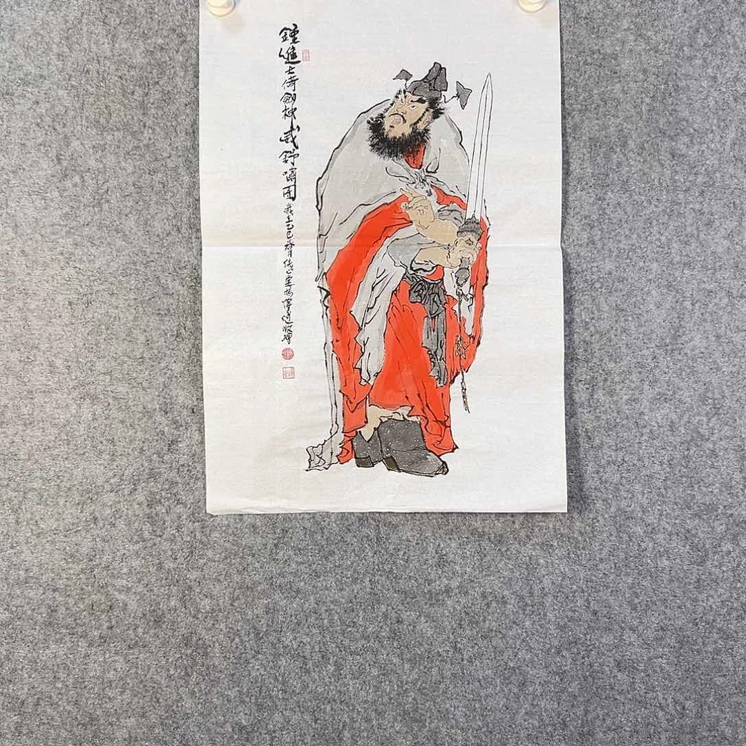 国画527 花鸟在此处飞翔也不太方便呀