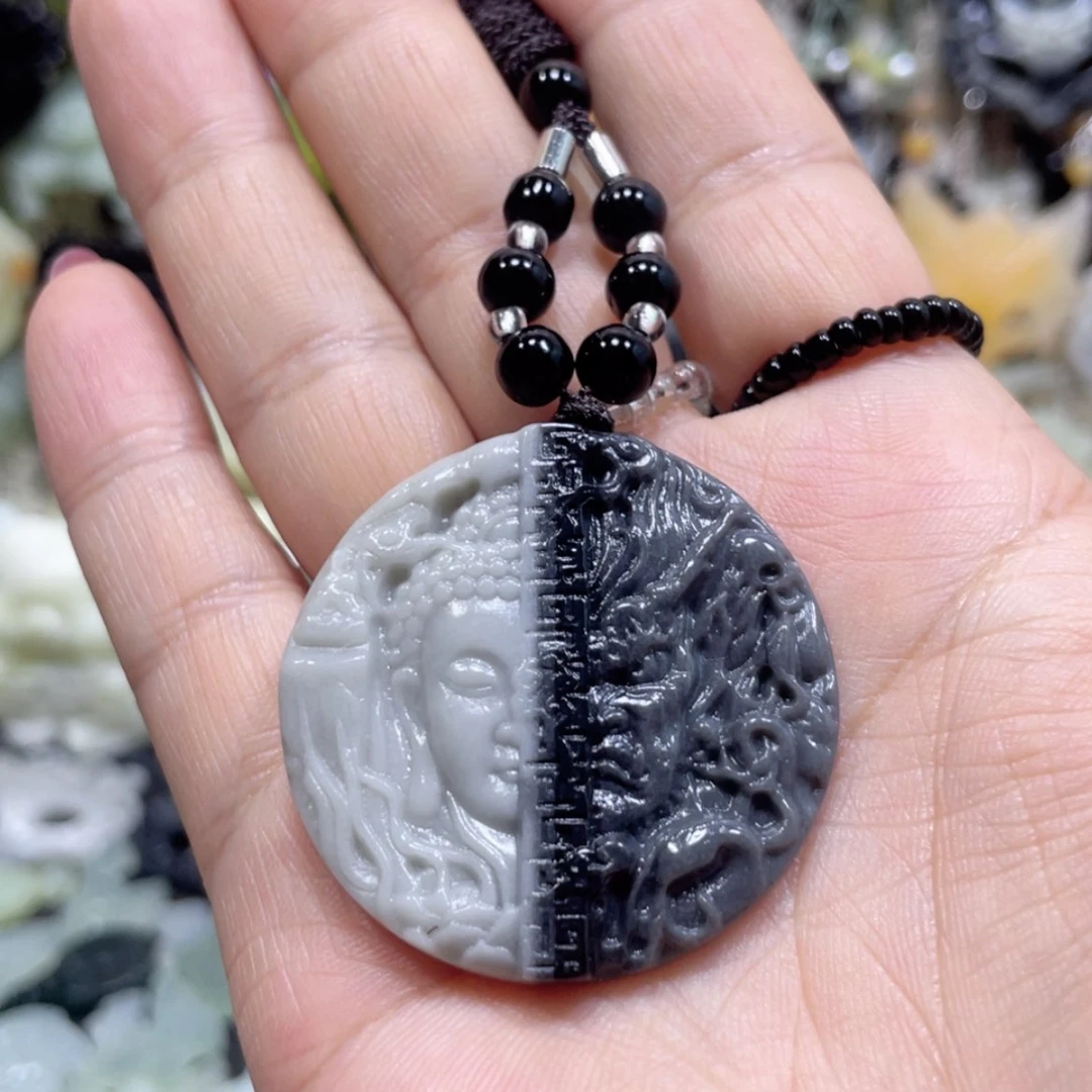 【闪购商品】岫玉未镶嵌颈饰17吊坠