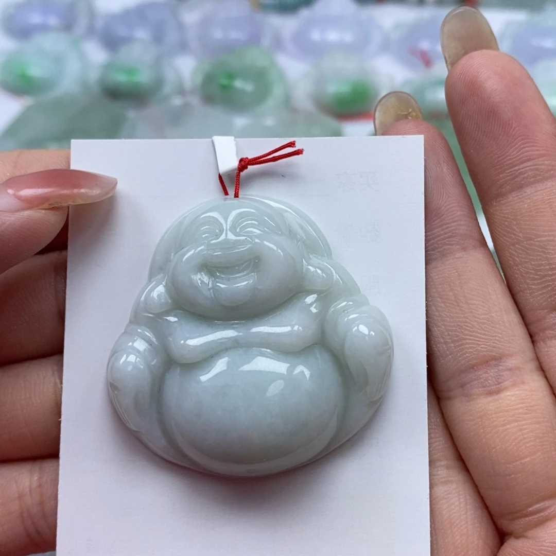 颈饰未镶嵌翡翠天然翡翠吊坠a货