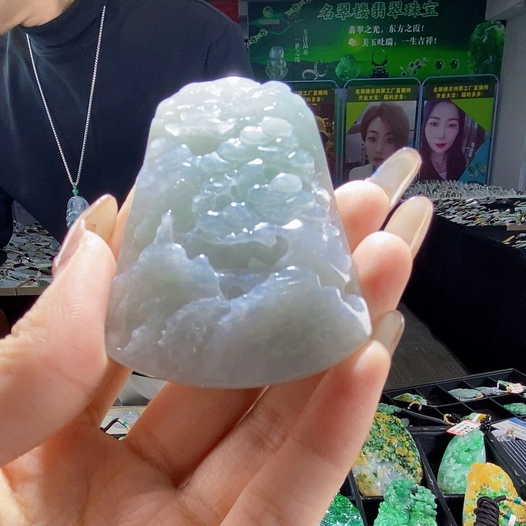 颈饰未镶嵌翡翠翡翠
