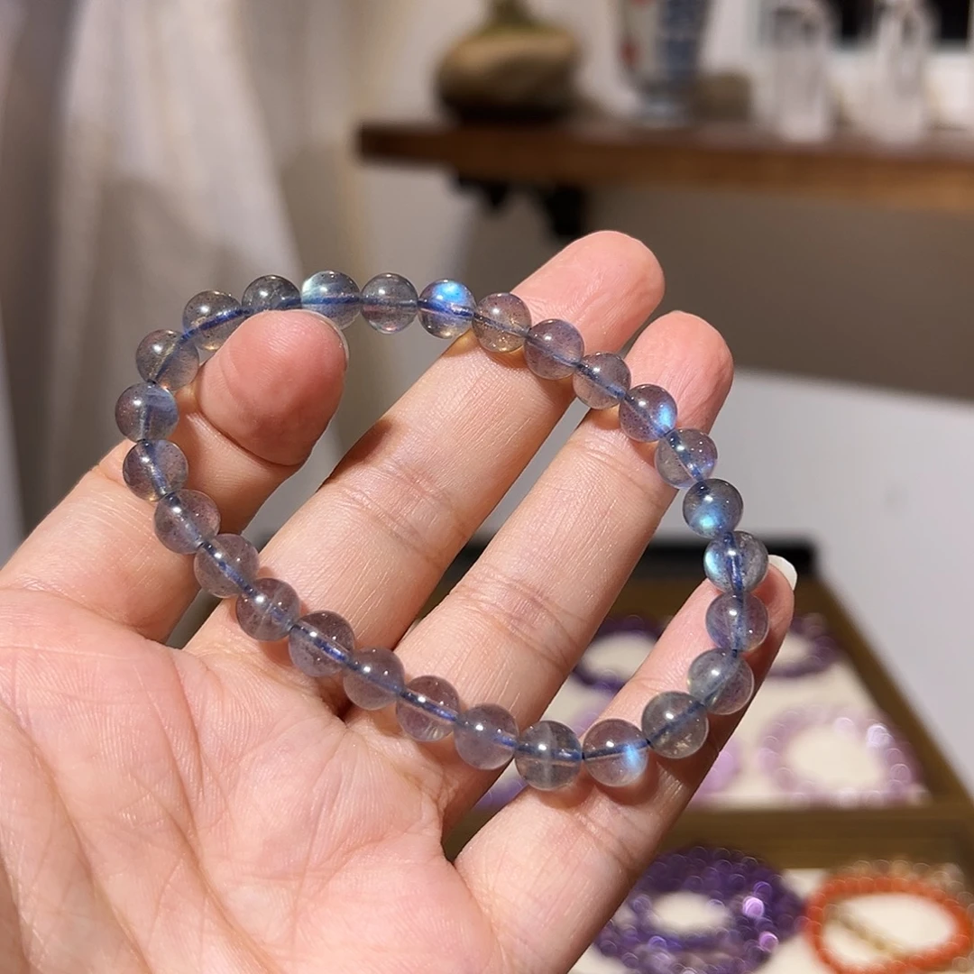 致***选未镶嵌手链水晶2个数量