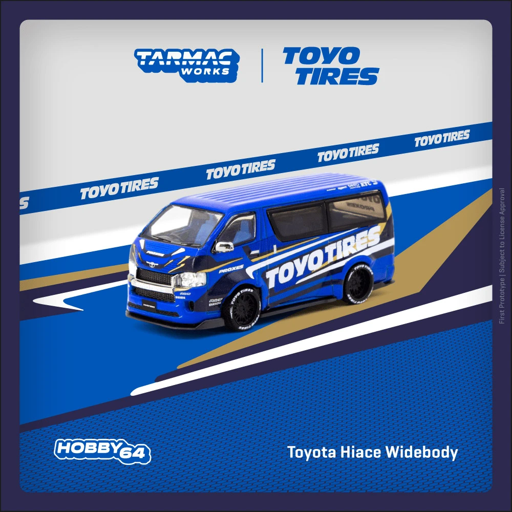 Tarmac Works车模 1:64 合金 丰田海狮 小比例汽车模型收藏合金车