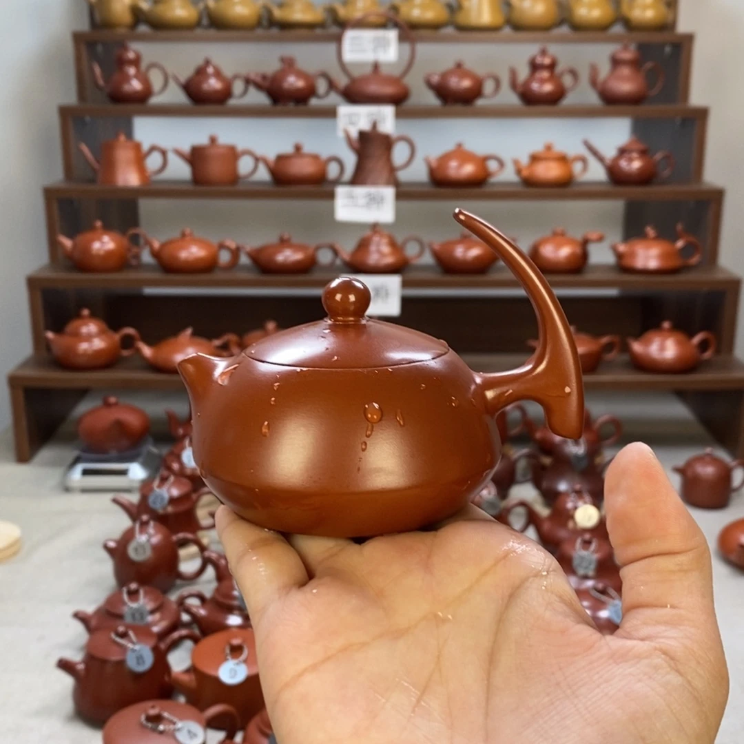 G***T茶壶紫砂潮州手拉壶半把壶