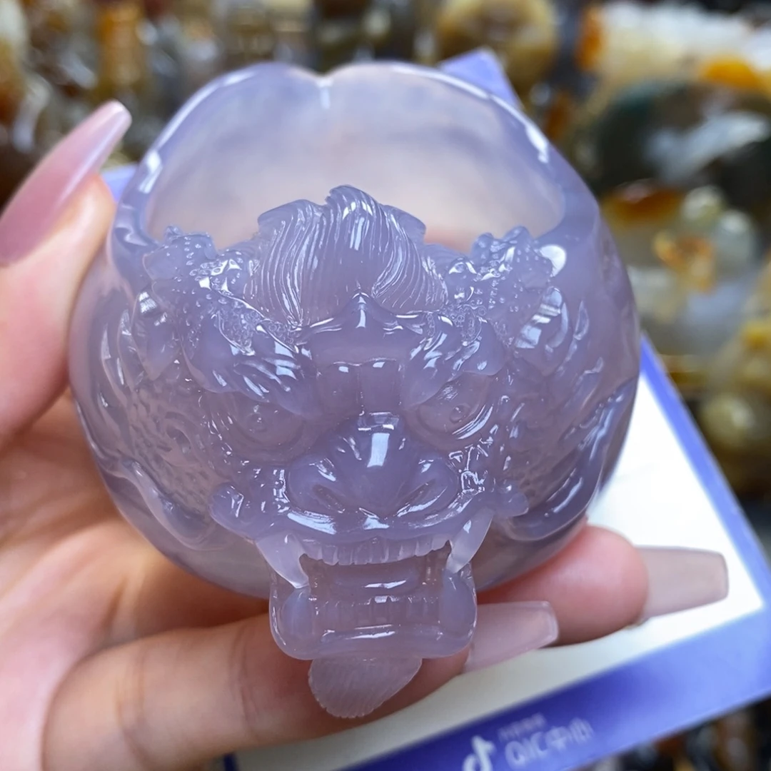 玛瑙/玉髓把件未镶嵌用****4