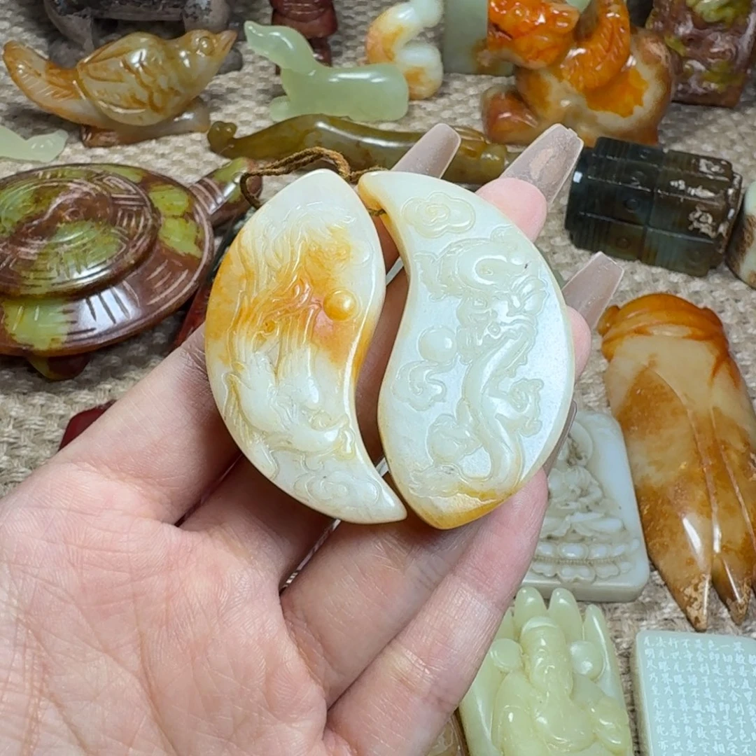 白玉菩提吊坠挂件