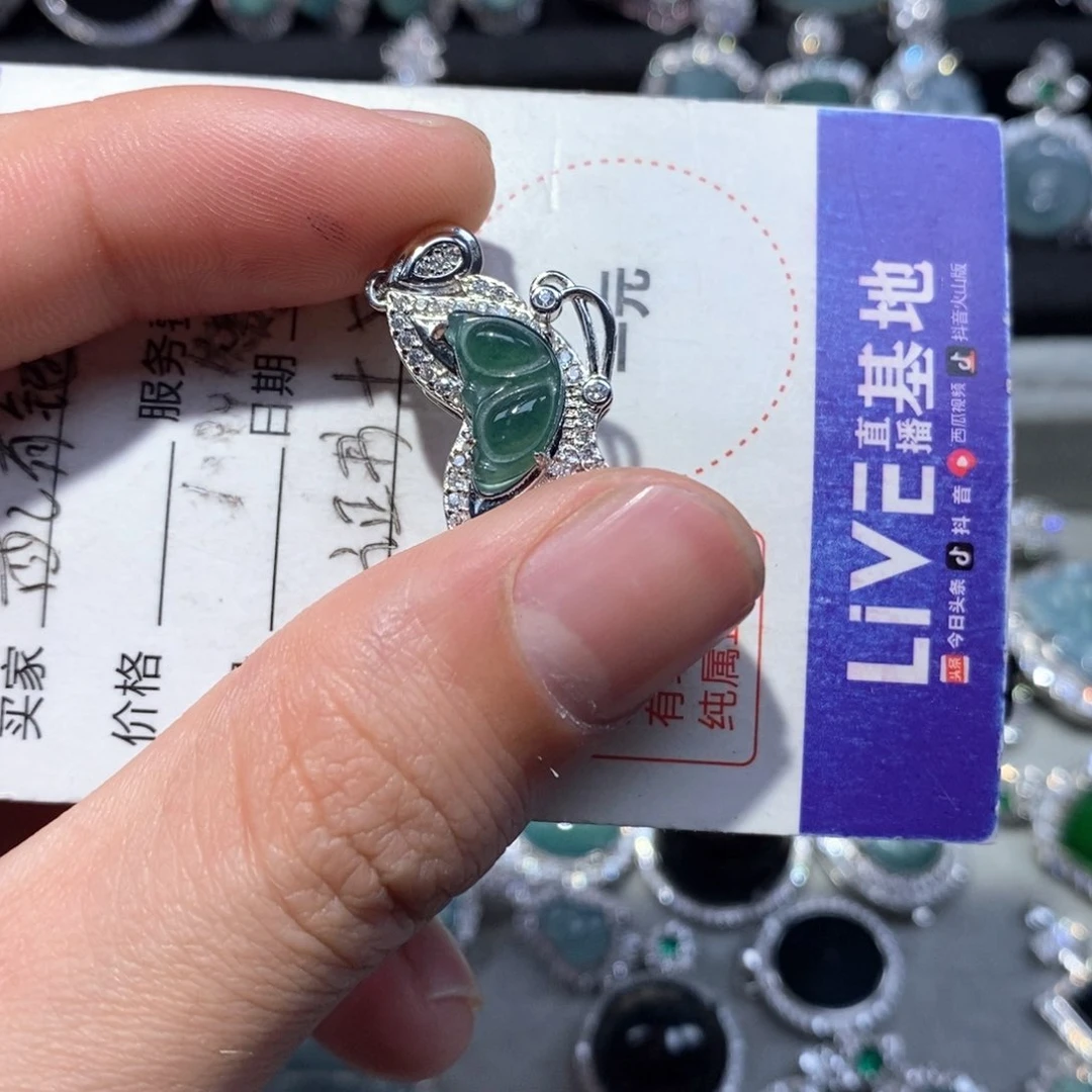 翡翠颈饰未镶嵌翡翠