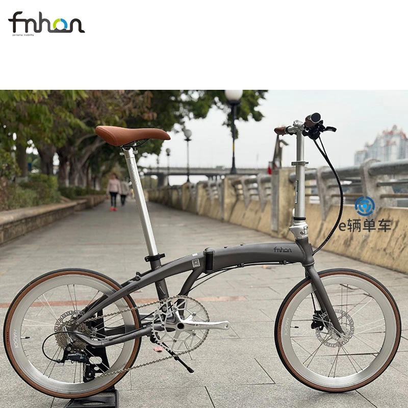 fnhon风行20寸铝合金新款海豚架LDG2018碟刹禧码诺9速油刹海豚灰