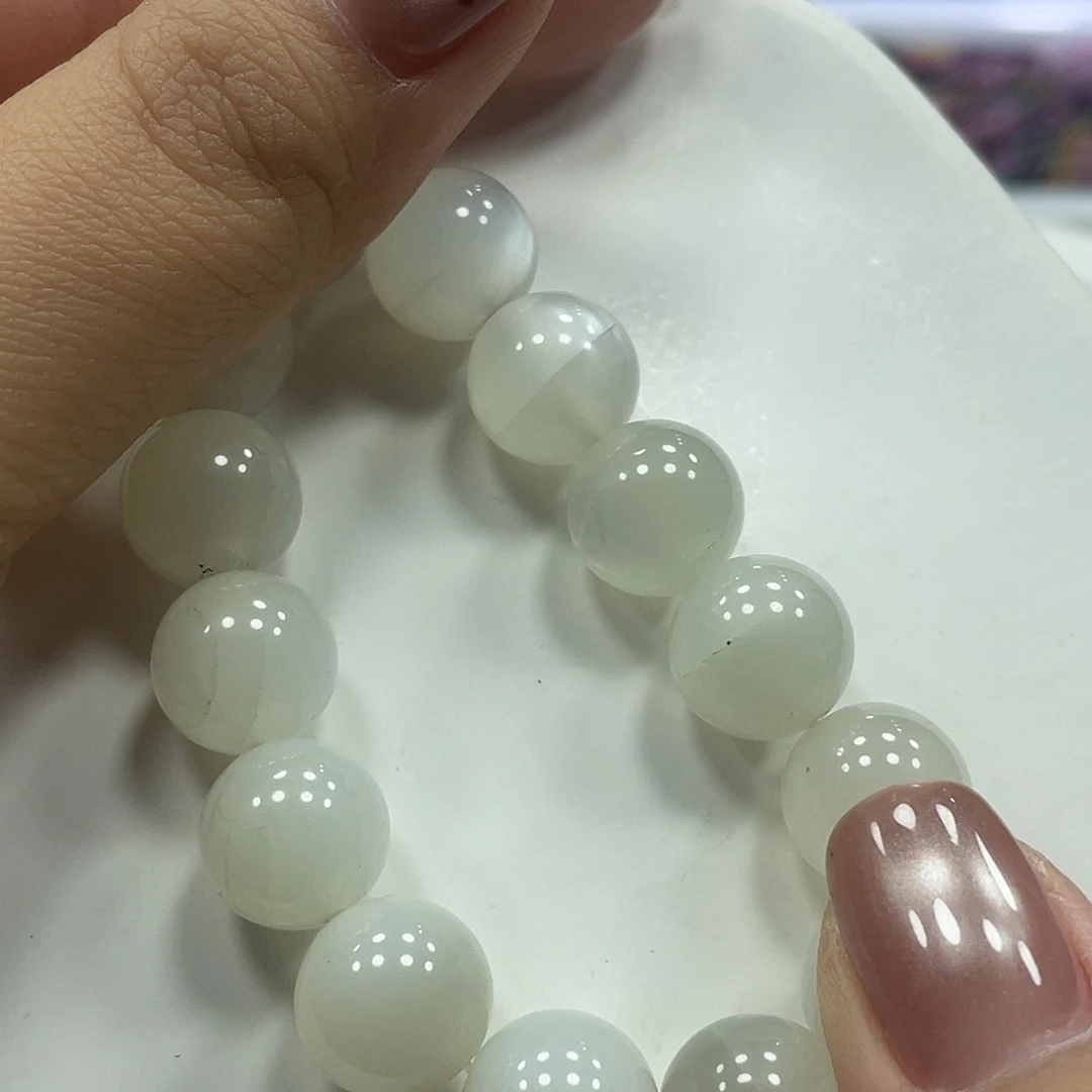 水晶未镶嵌手串银月光手串