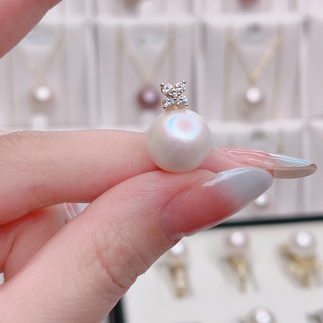 淡水珍珠未镶嵌吊坠(赠链)