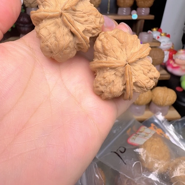 文玩核桃吊坠4号车42尺寸三面蛙