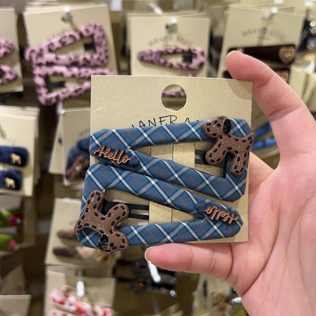 非金属布艺三角狗狗拜拜夹