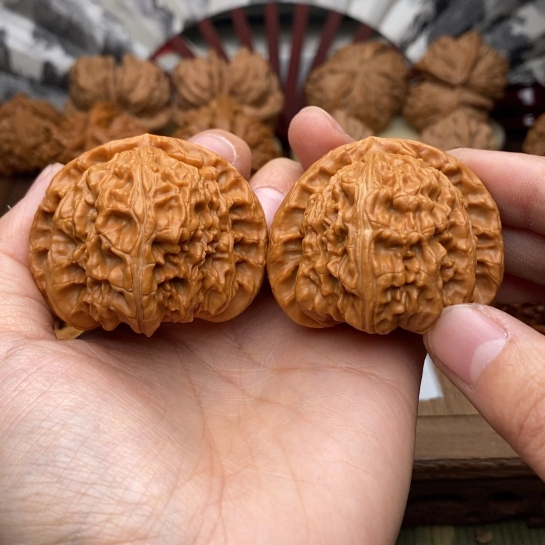 文玩核桃把件280号48白