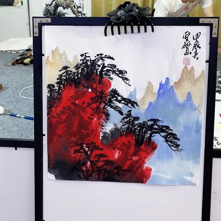 国画张圣敏先生纯手绘作品