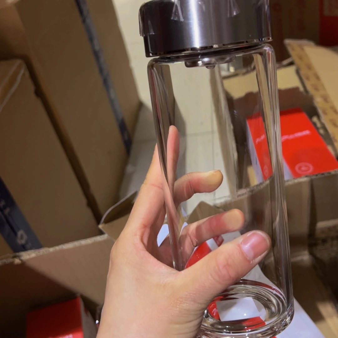 1206s单层烫手玻璃杯530ml