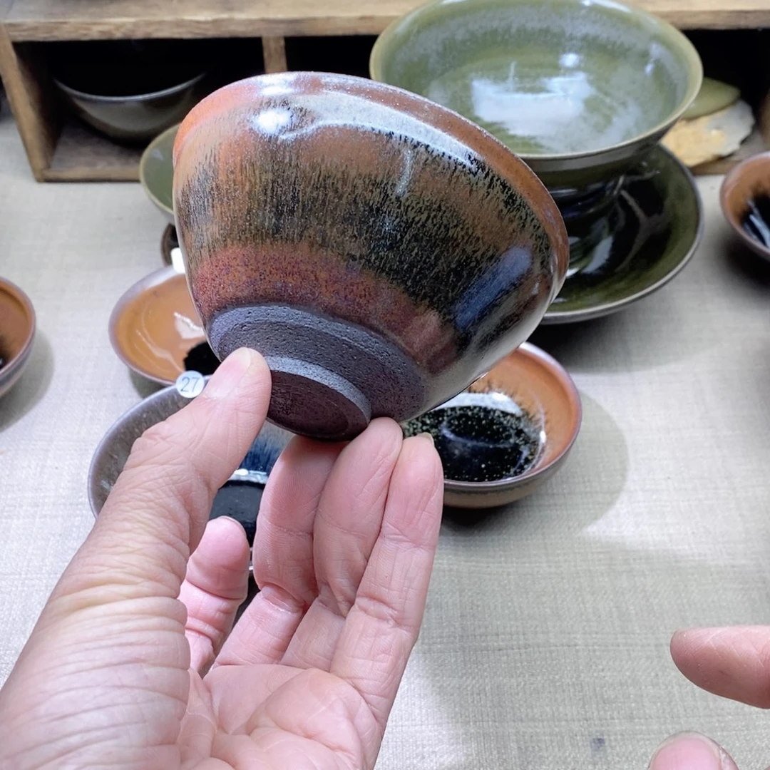 茶盏建盏主人杯漂亮072