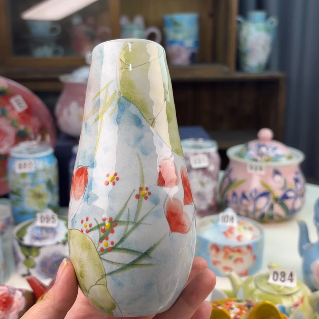 景德镇手绘高温釉下彩陶瓷茶具