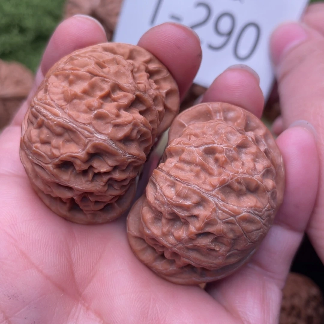 文玩核桃把件精配玉玺41