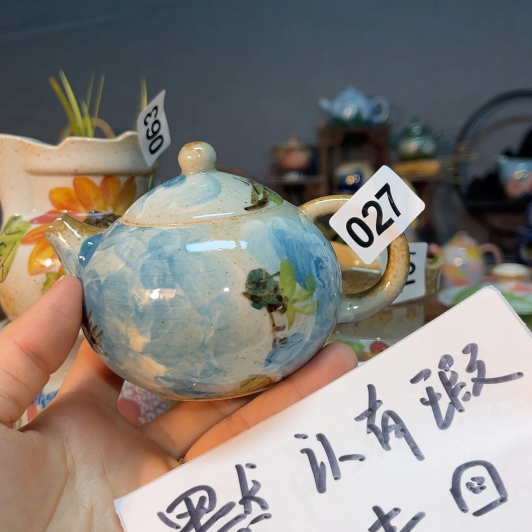 杯素浅陶瓷手工手绘