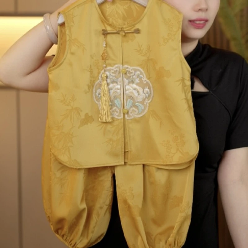 【金玉良缘】2025夏季新品儿童国风汉服新中式汉服套装MJX256297