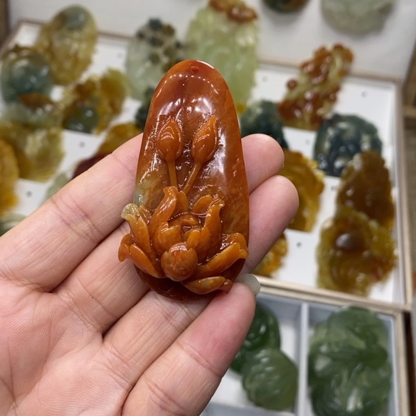 【闪购商品】未镶嵌蛇纹石玉颈饰