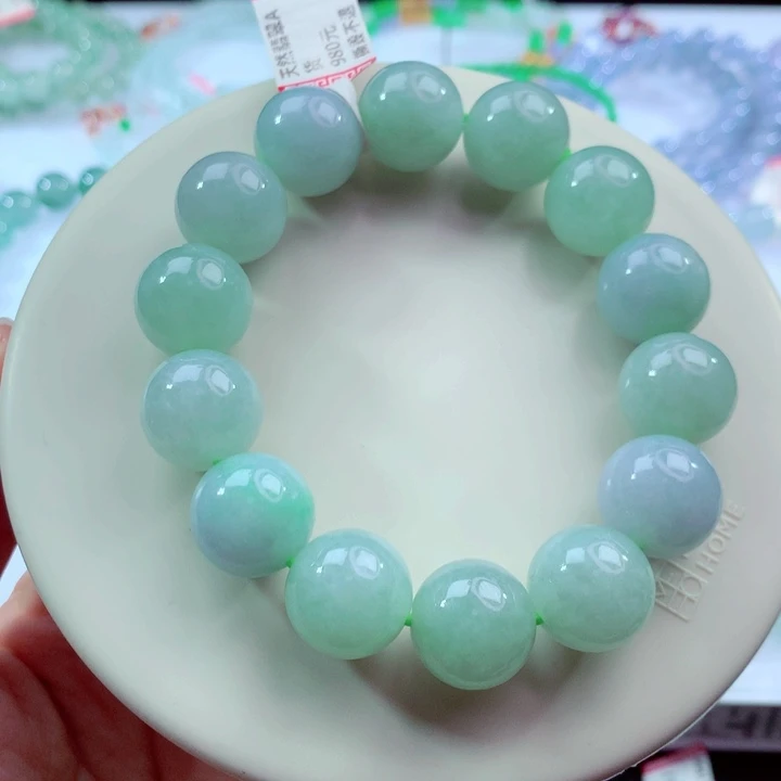 翡翠未镶嵌手链卡15