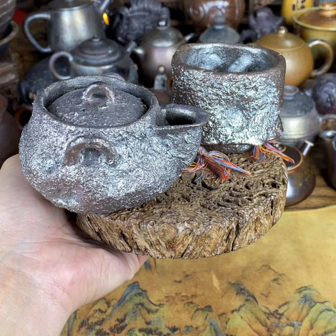 双节福利炸，建水紫陶柴烧茶器，0038