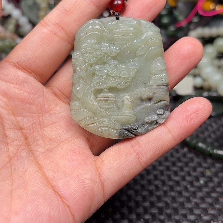 颈饰未镶嵌和田玉