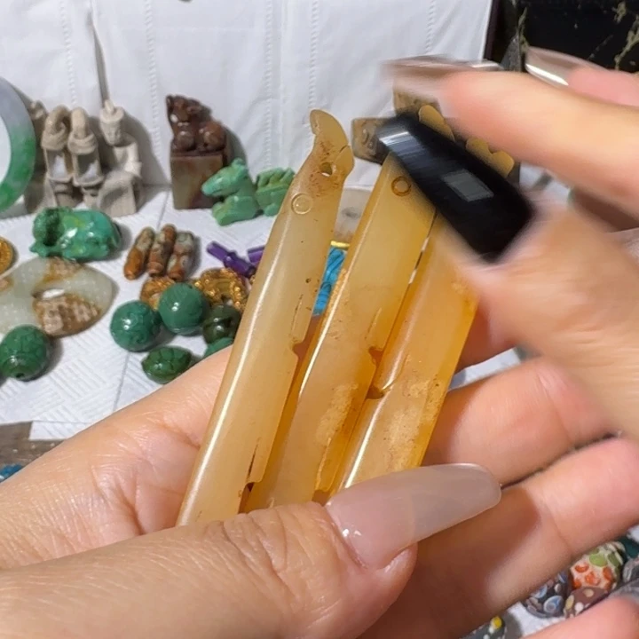 玛瑙/玉髓合金颈饰