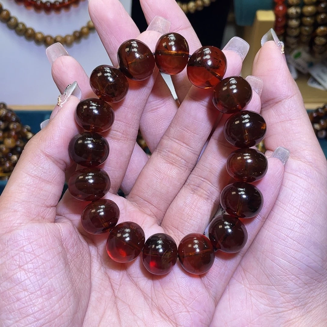 琥珀未镶嵌裸石抚顺琥珀15+血珀