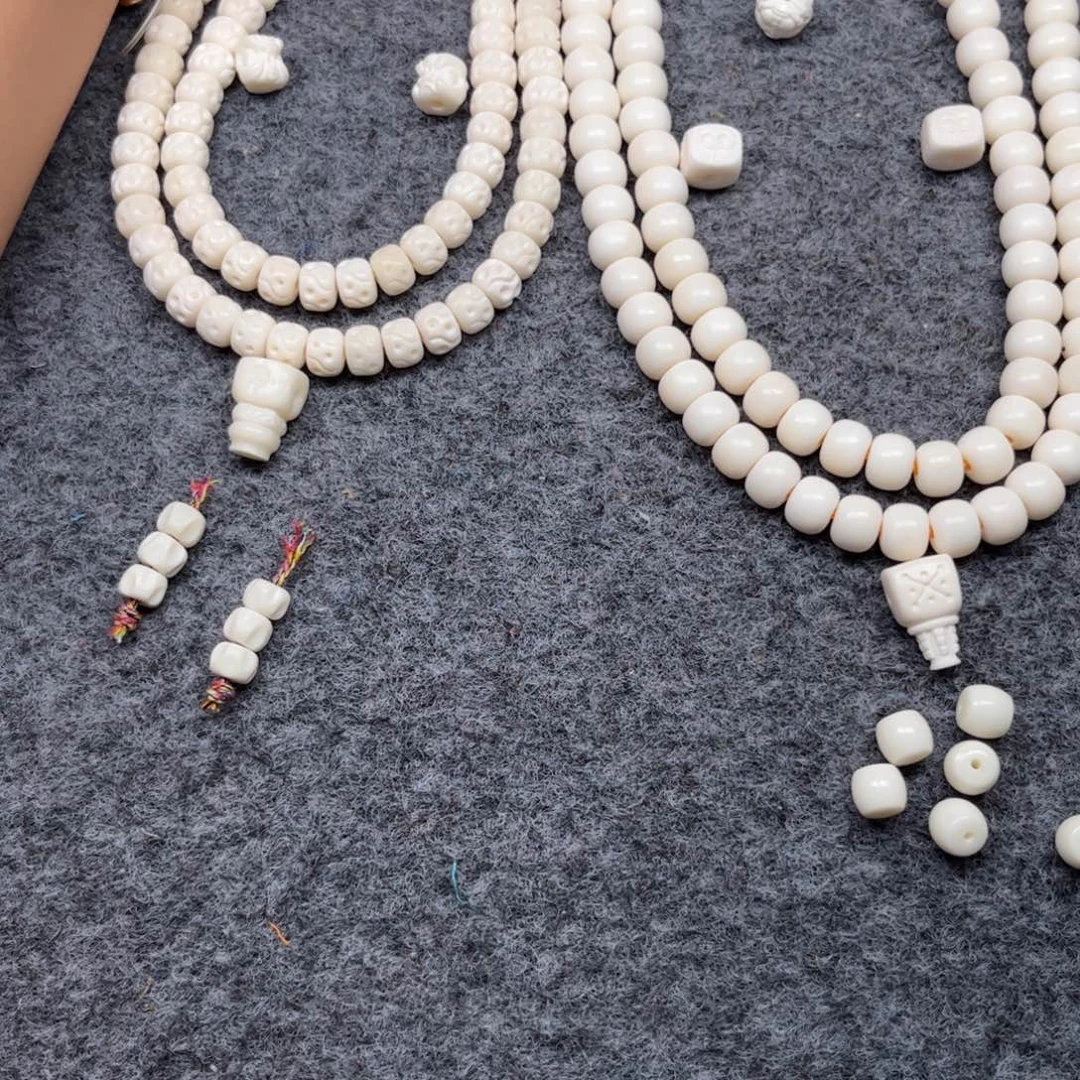 手串/手链鹿骨恋*雨人工养殖驼骨49，穿好发打包