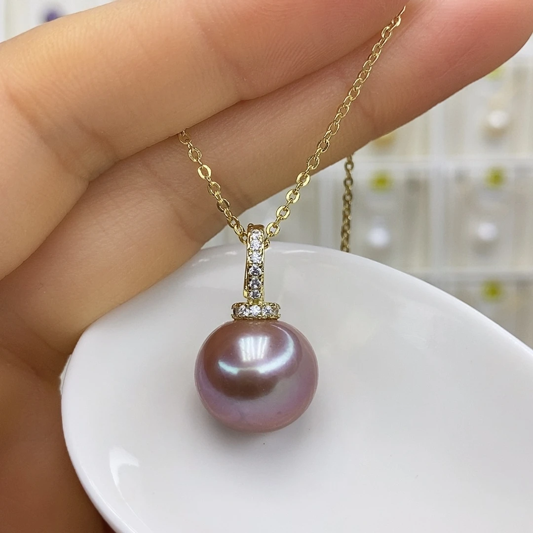 淡水珍珠未镶嵌吊坠(赠链)