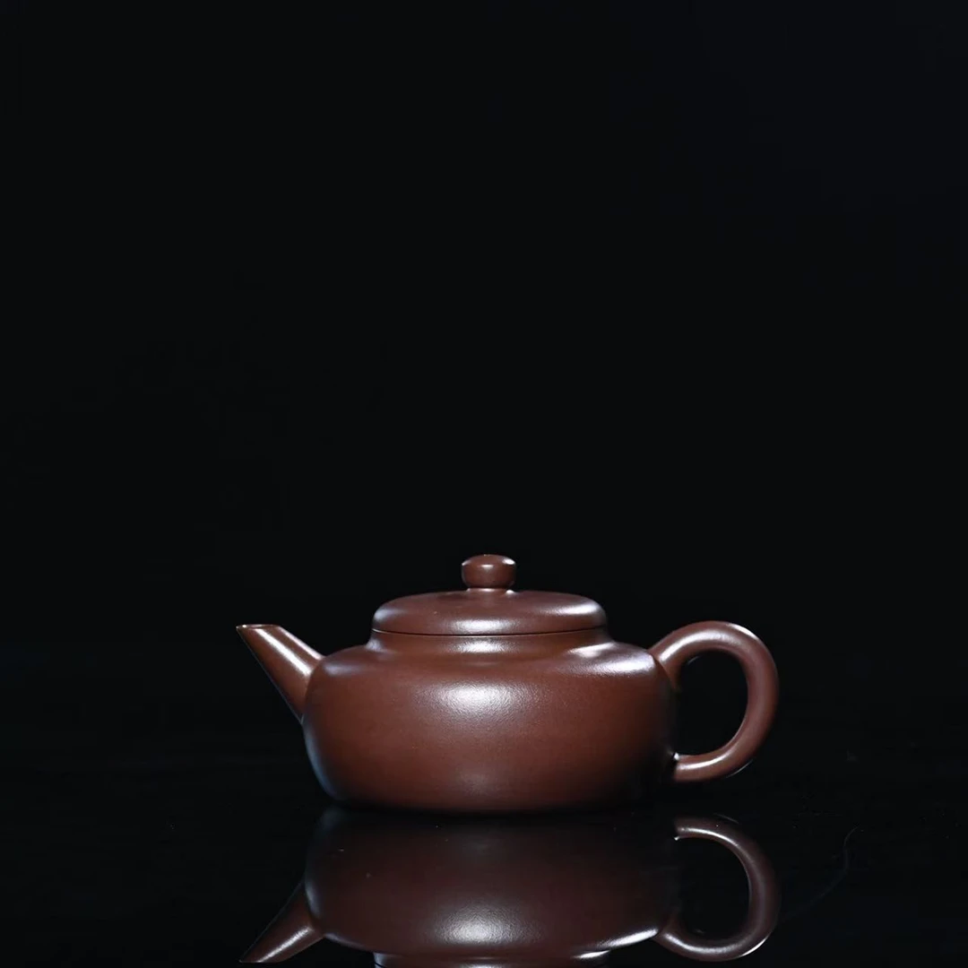 黄龙山原矿老紫泥全手工曼生莲子徐文制