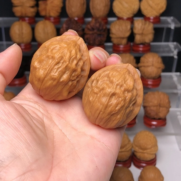 文玩核桃吊坠20云纹桃心