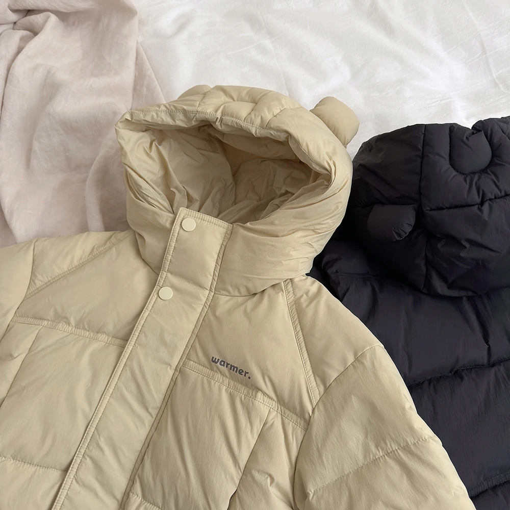 冬季新款韩版潮流中小童卡通羽绒服 YC-012小熊帽子羽绒服