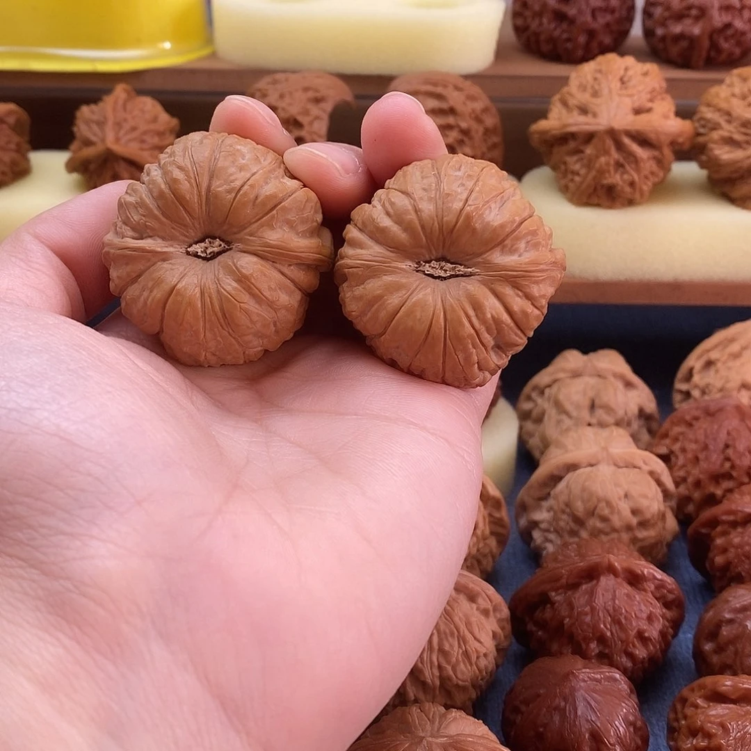 41➕南瓜墩文玩核桃白茬