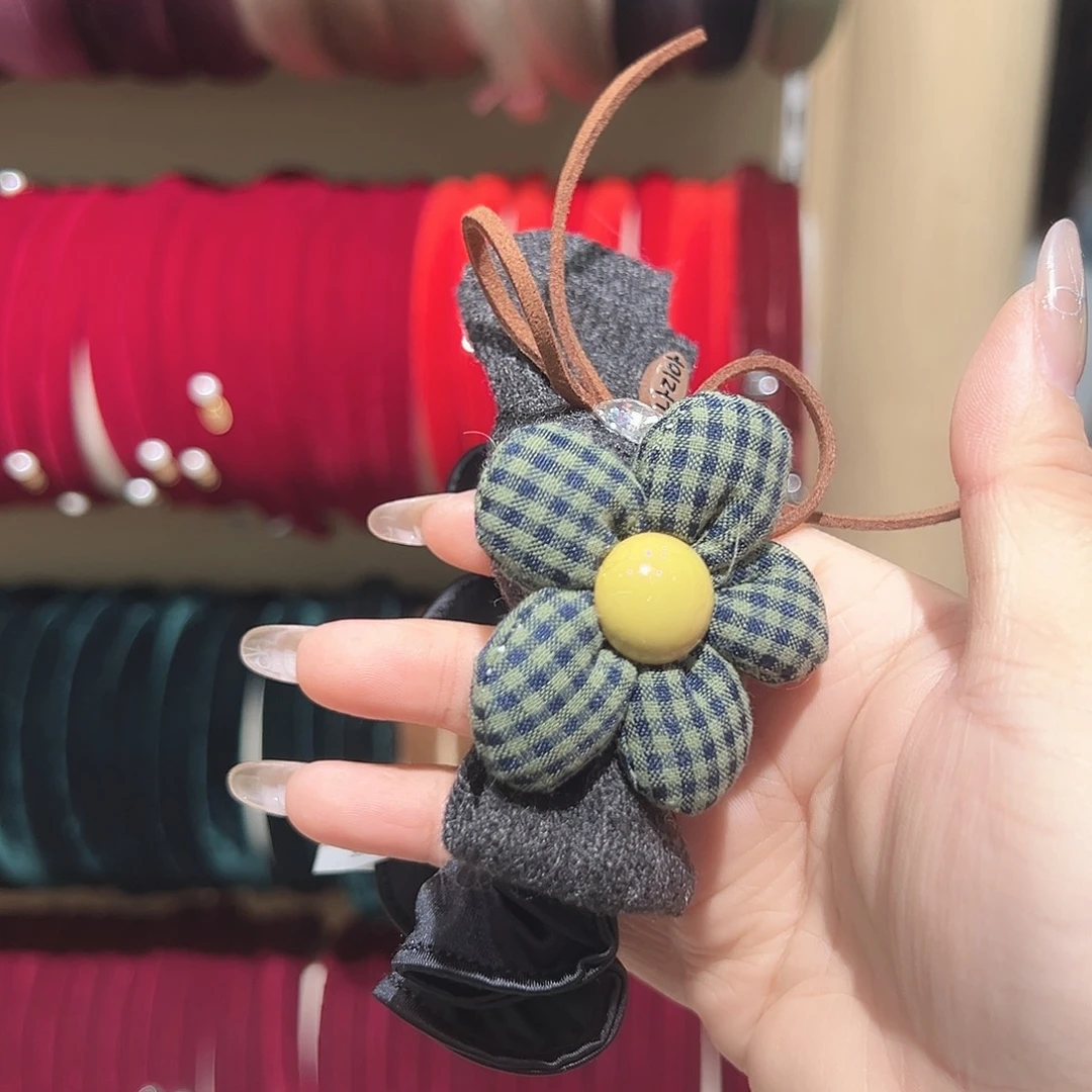 非金属绿色小花面膜圈