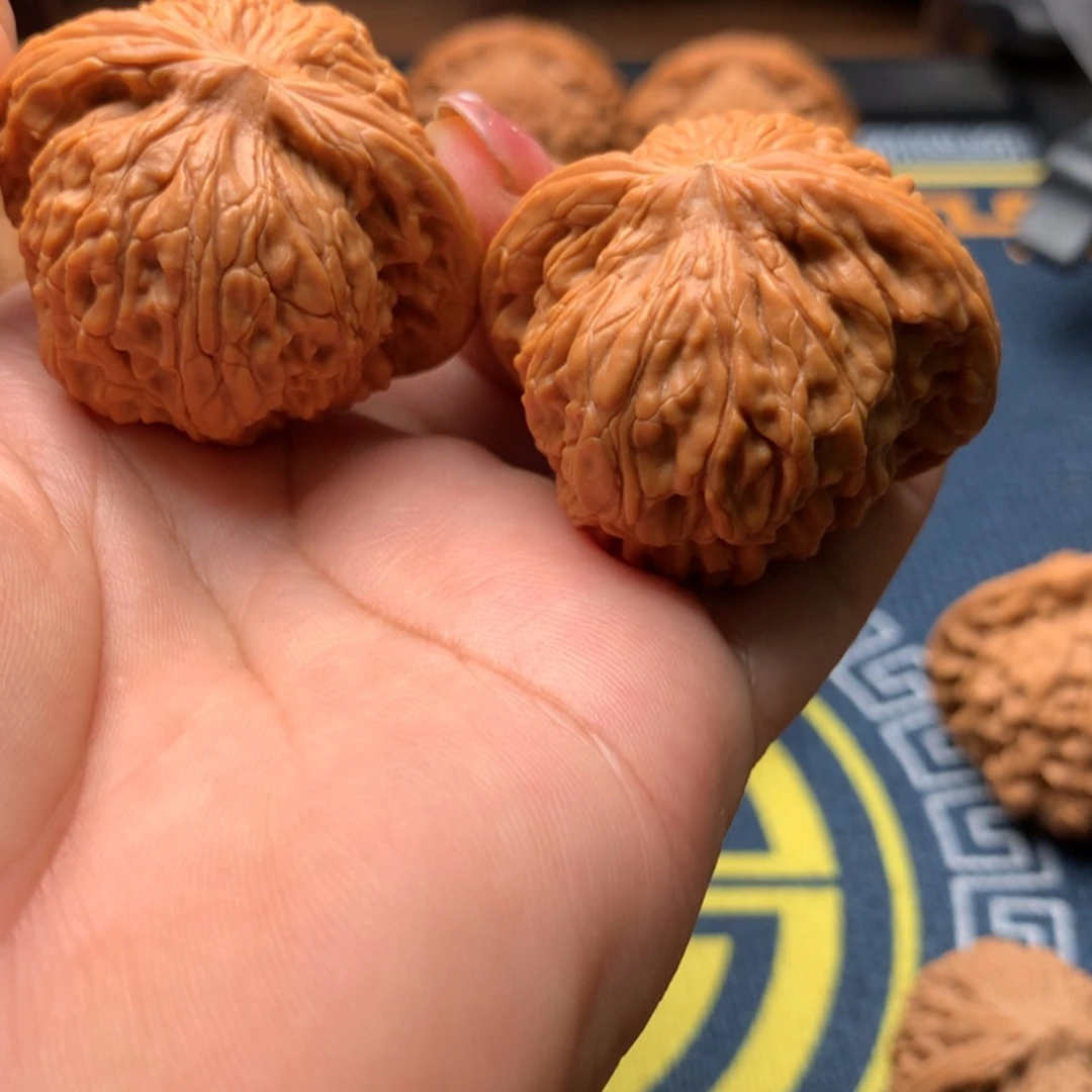 【闪购商品】把件文玩核桃逍***石磨盘41