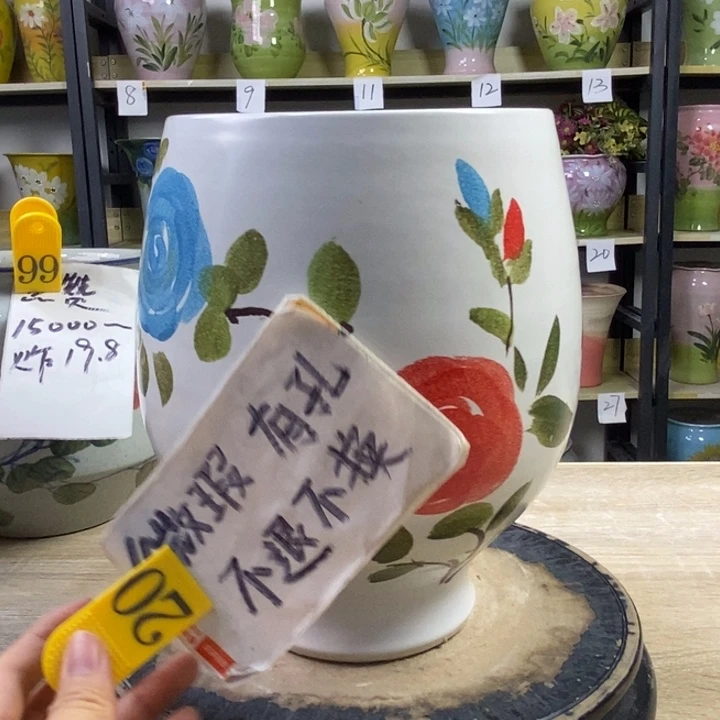 景德镇高温陶瓷花盆
