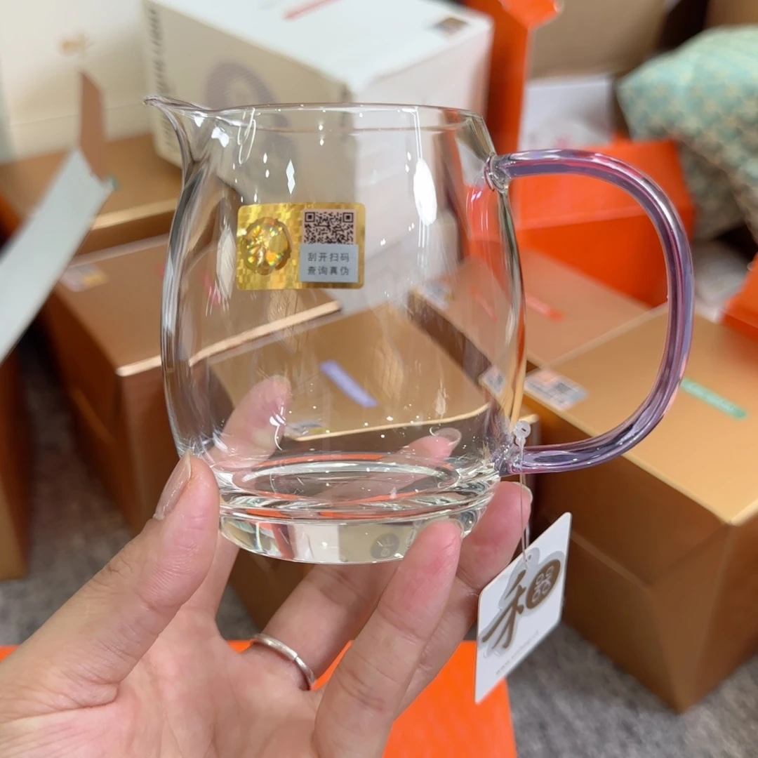 禾器浅紫色澄然公道杯