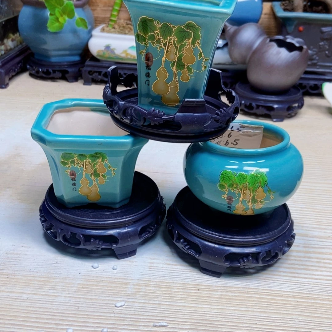 瓷片陶瓷花盆陶瓷艺术